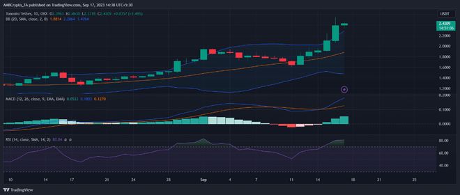 Toncoin（TON）价格反转，看跌重置回归影响显现